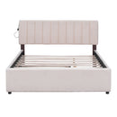 Upholstered Platform Bed With Trundle by Unique Piece Furniture