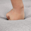 80.3" Pull Out Sofa Bed Modern Padded Upholstered Sofa Bed, Linen Fabric 3 Seater Couch with Storage Chaise and Cup Holder, Small Couch for Small Spaces