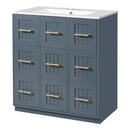 Bathroom Vanity With Undermount Sink, Soft-Close Doors, Drawers, Ceramic Sink by HouseOfZazla
