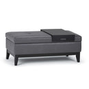 Oregon - Contemporary Storage Ottoman Bench With Tray by Unique Piece Furniture