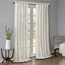 Solid Crushed Curtain Panel Pair (2 Pcs Window Panels)