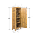 Whitney - Acacia Wood Cabinet For Indoor And Outdoor Storage - Teak