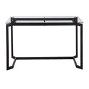 Masters - Modern Office Desk - Black / Clear