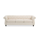 Chesterfield Style 3 Seater Sofa With Deep Button Tufting by HouseOfZazla