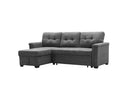 Ashlyn - Reversible Sleeper Sectional Sofa With Storage Chaise, USB Charging Ports And Pocket by Unique Piece Furniture