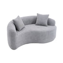 Tai Chi - Curved Dual Depth Loveseat by Unique Piece Furniture