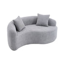 Tai Chi - Curved Dual Depth Loveseat by HouseOfZazla