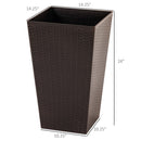 Outsunny Set of 3 Tall Planters