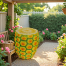 14" Oversized Pineapple Shaped Resin Stool by HouseOfZazla