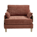 Mid Century Modern Foldable Sofa Bed, 3 In 1 Convertible Sleeper With 3 Pillows by HouseOfZazla