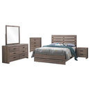 Brantford 5-piece Eastern King Bedroom Set Barrel Oak
