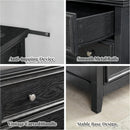 Modern 5-Drawer Black Dresser for Living Room Storage by HouseOfZazla