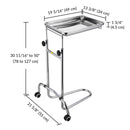 Yescom Mayo Stand Foot Operated Double Post
