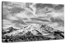 Glorious Mt. Rainier BW Wall Art