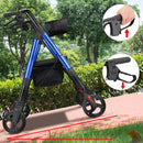 Yescom Rollator Walker with Seat Backrest 8" Casters 450lbs Capacity