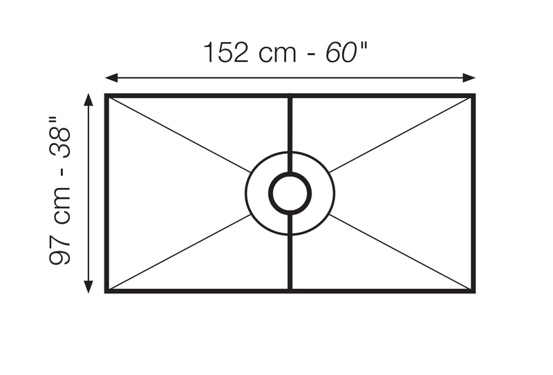 Original Deluxe 38"x60" Shower Conversion Kit with Orange XPS Board