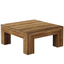 39" Coffee Table, Farmhouse Square Accent Center Cocktail Table