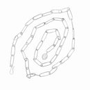 39" Freshwater Pearl Clip Necklace, Convertible to Bracelet or Belt by Balaam Jewelry