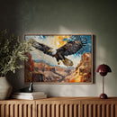 Majestic Eagle Over Painted Canyons