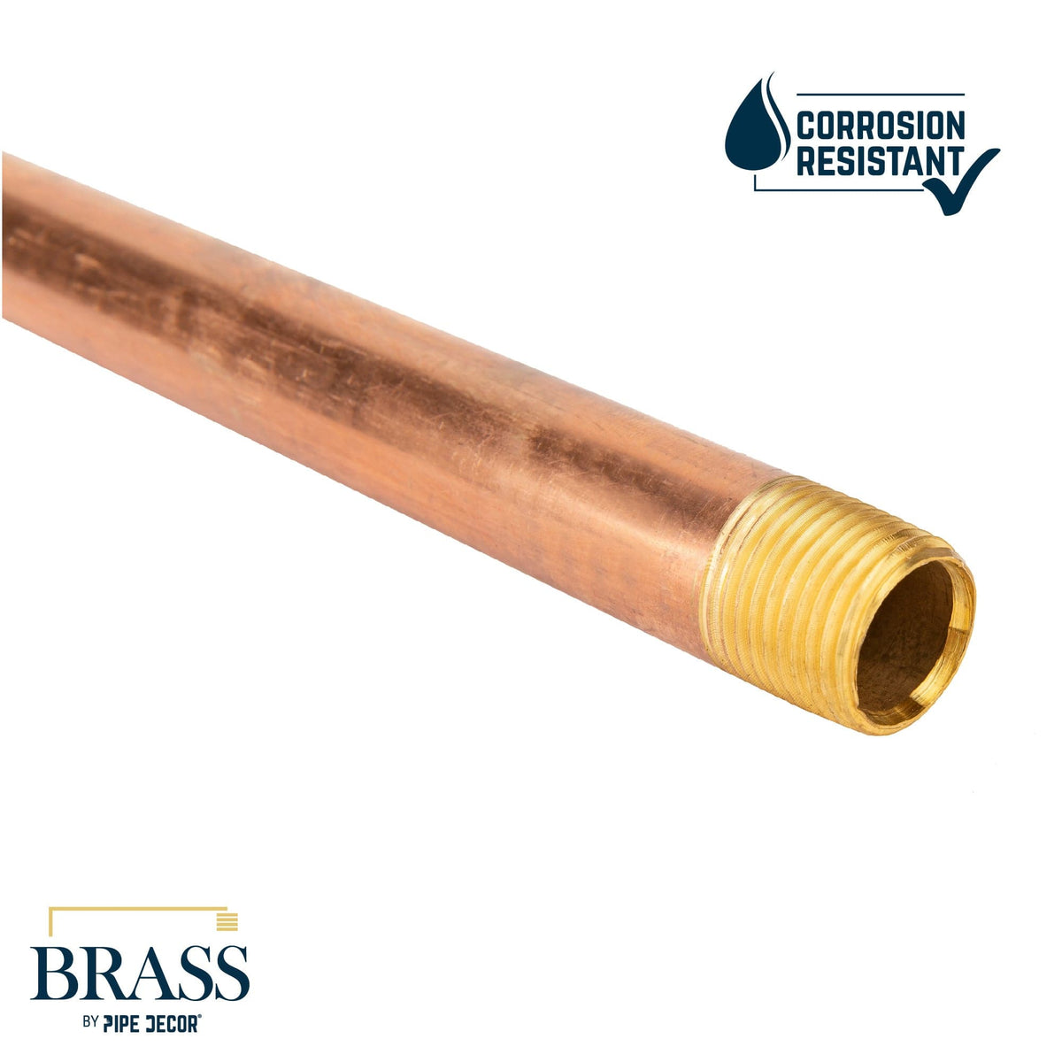 1/2 in. x 6 in. Red Brass Pipe, photo 4 of 9