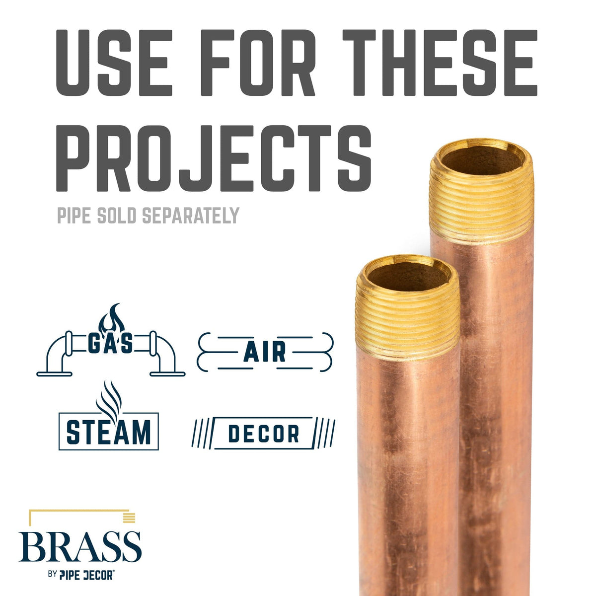 1/2 in. x 6 in. Red Brass Pipe, photo 5 of 9