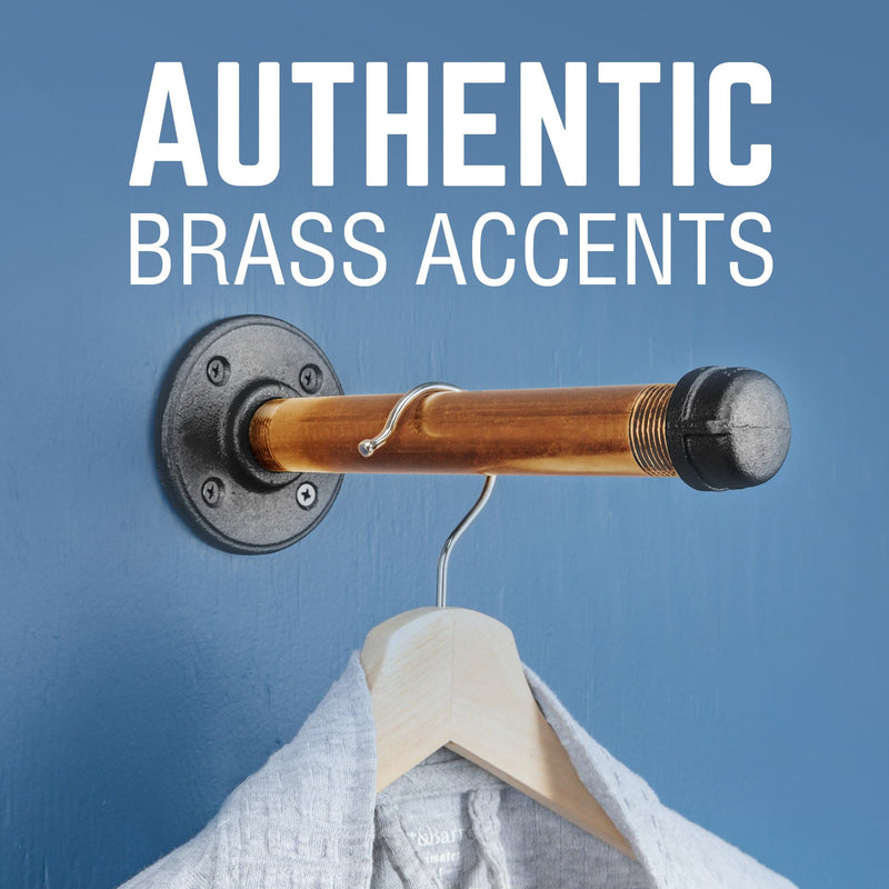 3/4 in. x 12 in. Red Brass Pipe