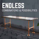 3/4 in. x 12 in. Red Brass Pipe