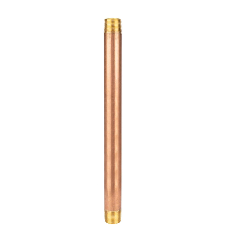 3/4 in. x 18 in. Red Brass Pipe