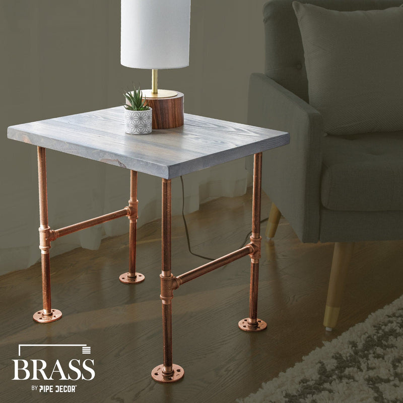 3/4 in. x 18 in. Red Brass Pipe