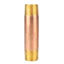 3/4 in. x 4 in. Red Brass Pipe
