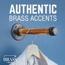 3/4 in. x 4 in. Red Brass Pipe