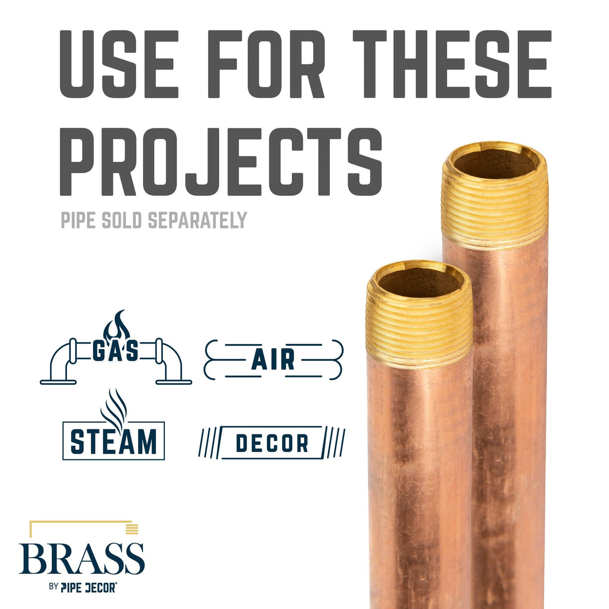 3/4 in. x 8 in. Red Brass Pipe, photo 5 of 9