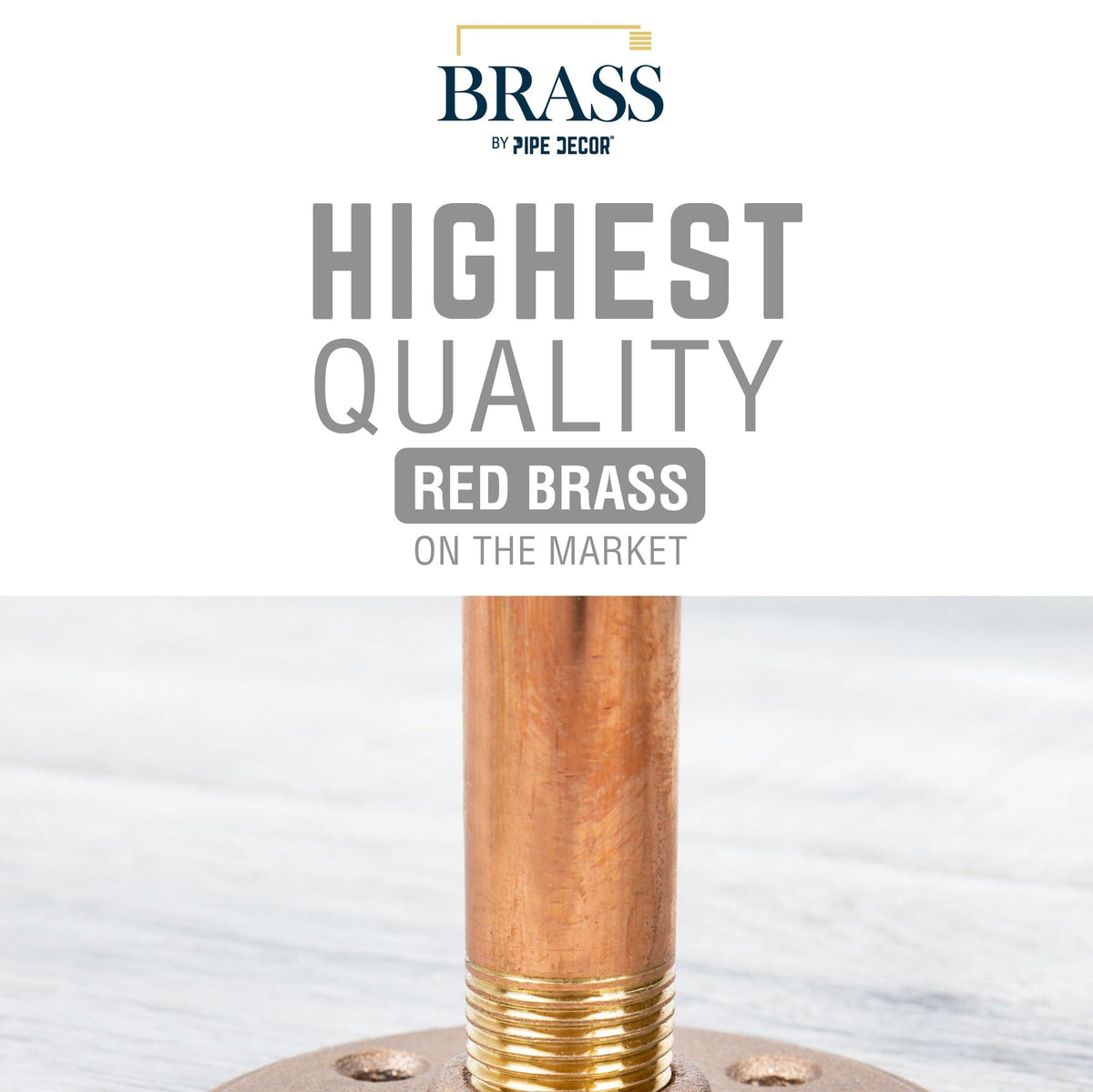 3/4 in. x 8 in. Red Brass Pipe, photo 6 of 9