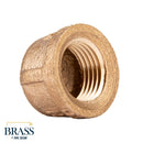 1/2 in. Red Brass Cap