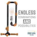 3/4 in. Red Brass Cap