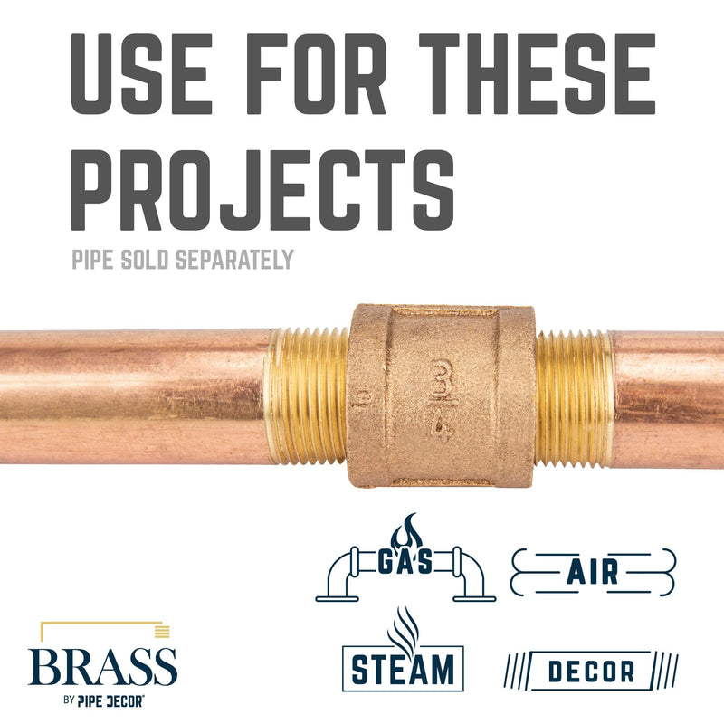 3/4 in. Red Brass Coupling