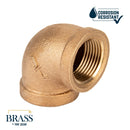 3/4 in. Red Brass 90 Degree Elbow