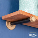 1/2 in. Red Brass Flange by PIPE DECOR
