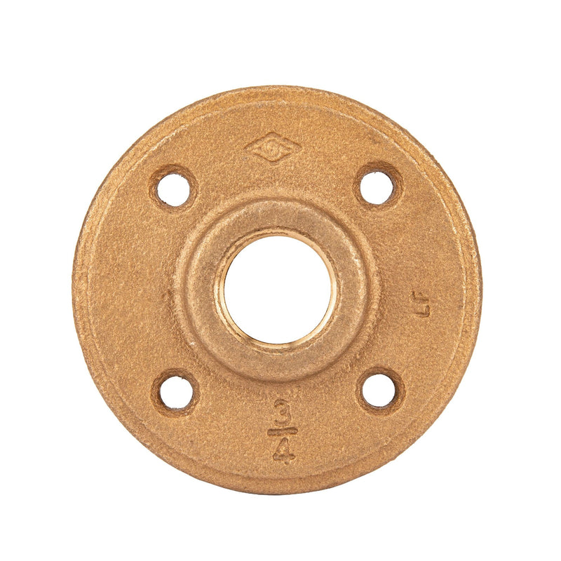 3/4 in. Red Brass Flange