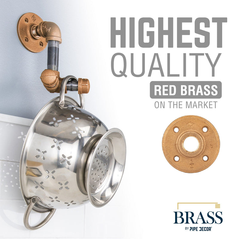 3/4 in. Red Brass Flange