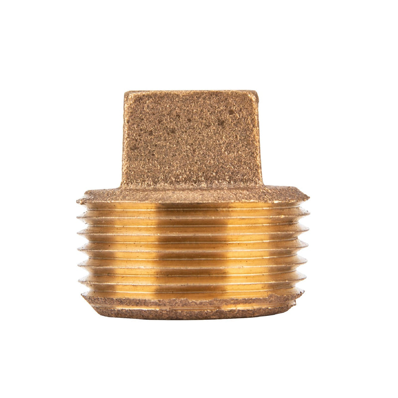 3/4 in. Red Brass Plug