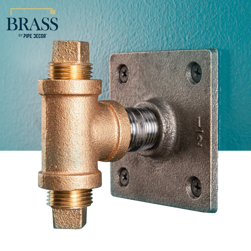 3/4 in. Red Brass Tee