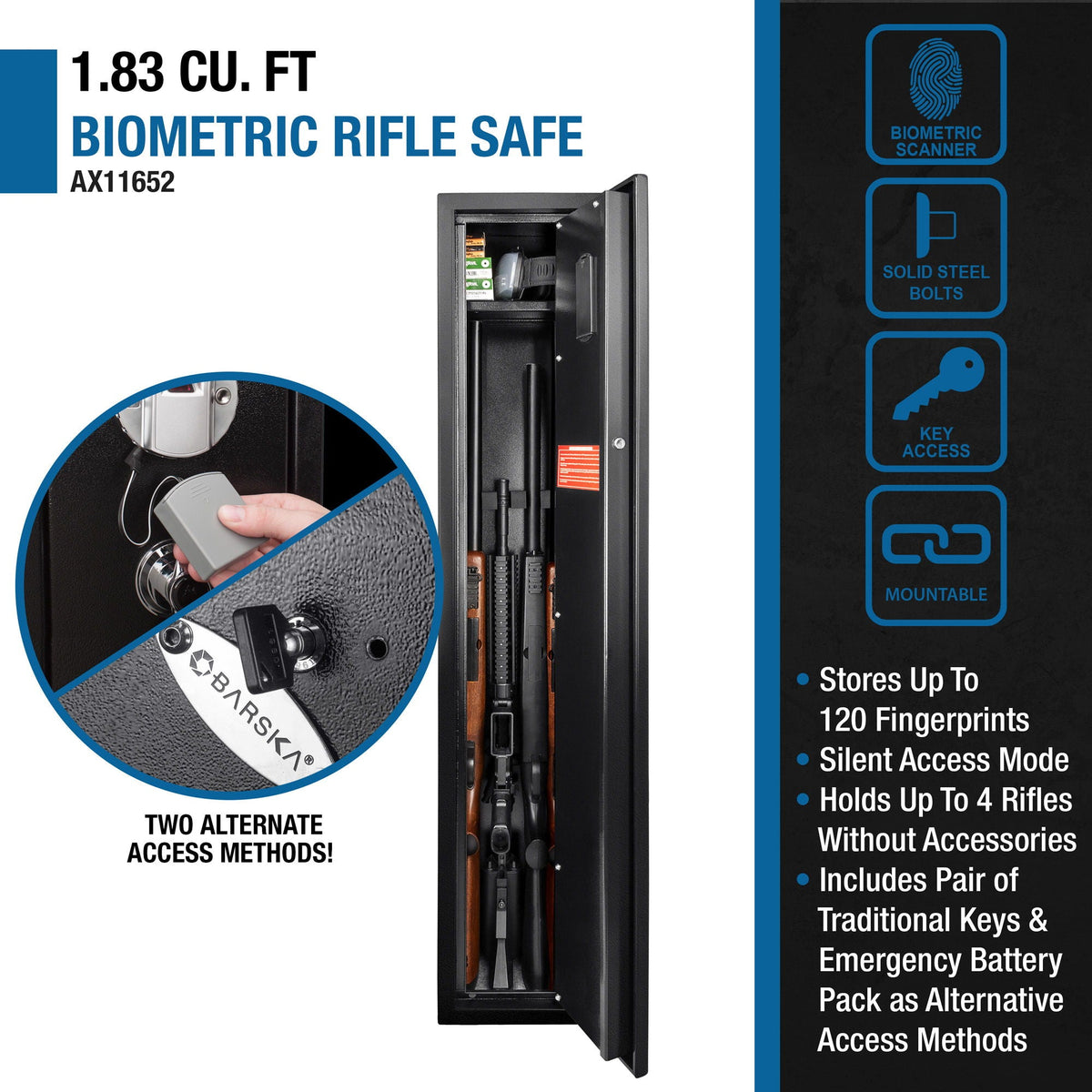 Biometric Rifle Safe, photo 9 of 25