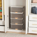 3/4/5/6-Cube Stackable Storage Bins with Detachable Wheels by LJGDeals