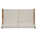 2 Piece Acacia Wood Patio Sofa Seating Group