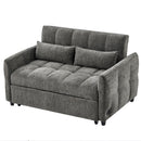 Loveseat Sofa Pull-Out Bed With Adjustable Backrest, 3 USB Ports And 2 Lumbar Pillows For Living Room by HouseOfZazla