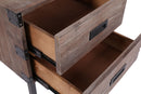 Trunk Table And Side Table With Large Storage Dress Up Your Liviing Room (Set of 3) - Antique Gray by HouseOfZazla