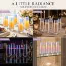 Iridescent Luster Pearl Radiance Set of 4 Wine Glasses 10oz