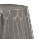 Nellie - Cast Aluminum Side Table - Black by HouseOfZazla