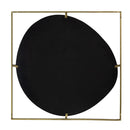 Poppy Mirror With Metal Frame Contemporary Design For Bathroom, Entryway Wall Decor by HouseOfZazla
